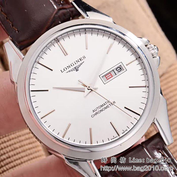 LONGINES浪琴 經典大三針 全自動機械 精品男士腕表 WSS0868